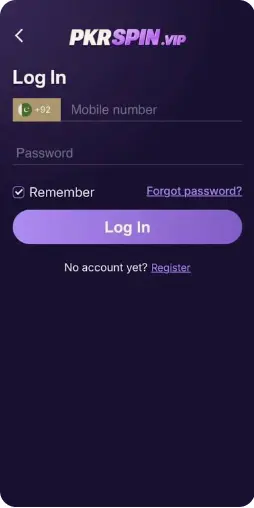 pkrslots game register