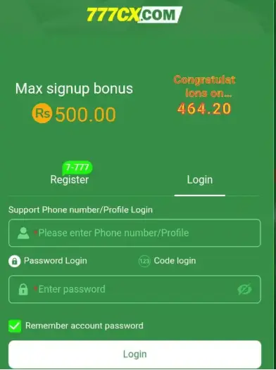 cx777game register